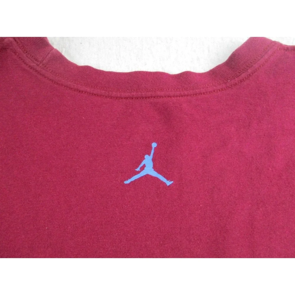 Air Jordan T Shirt Mens XXL Red Short Sleeve Favs Shoes Graphic Jumpman‎ 2XL